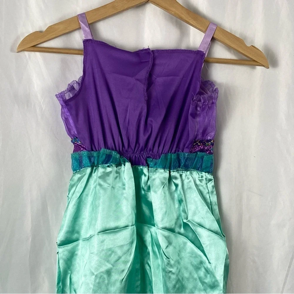 Disney The Little Mermaid Ariel Princess Kids Costume Size 4-6X Halloween - Picture 10 of 16